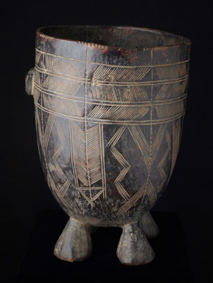 Wood Vessel - Nupe People - Nigeria  Sold